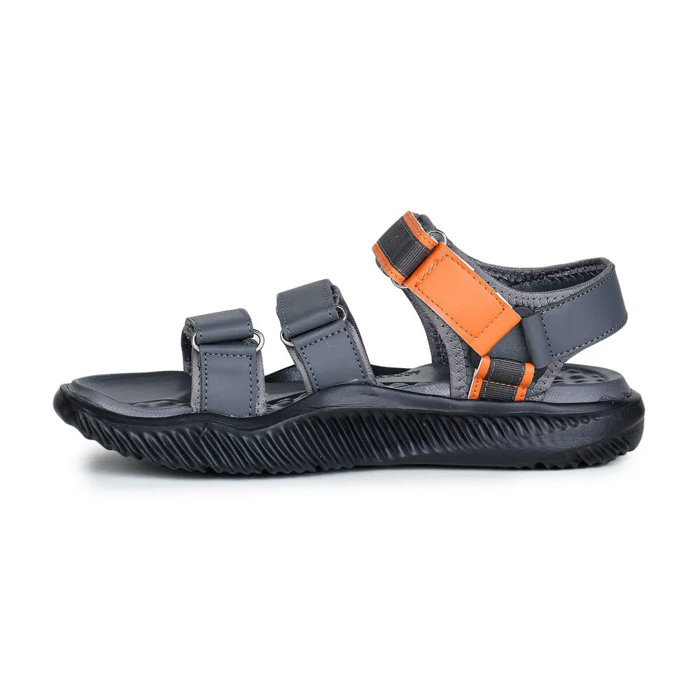 A-HA Casual Grey Sandals For Men STAMINA-8 By Liberty