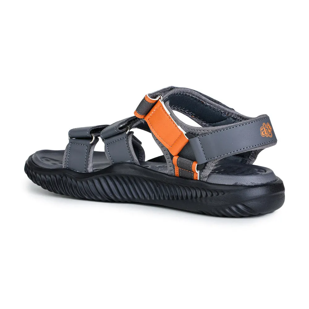 A-HA Casual Grey Sandals For Men STAMINA-8 By Liberty