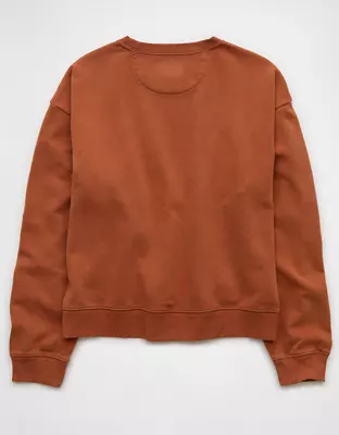 AE AE Cropped Crew Neck Pullover Sweatshirt