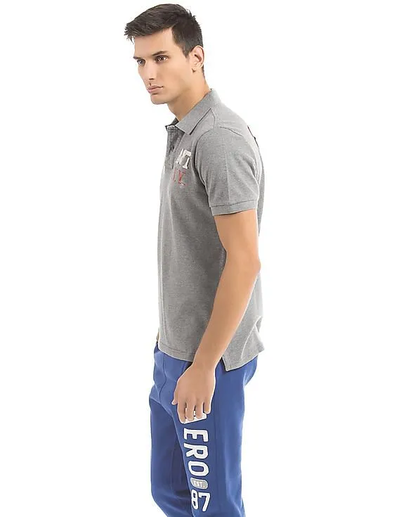 Aeropostale Slim Fit Pique Polo Shirt