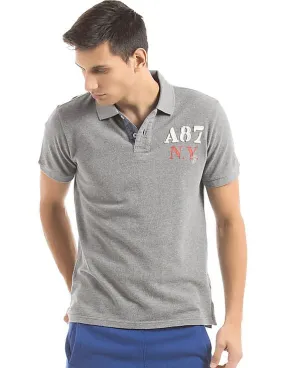 Aeropostale Slim Fit Pique Polo Shirt