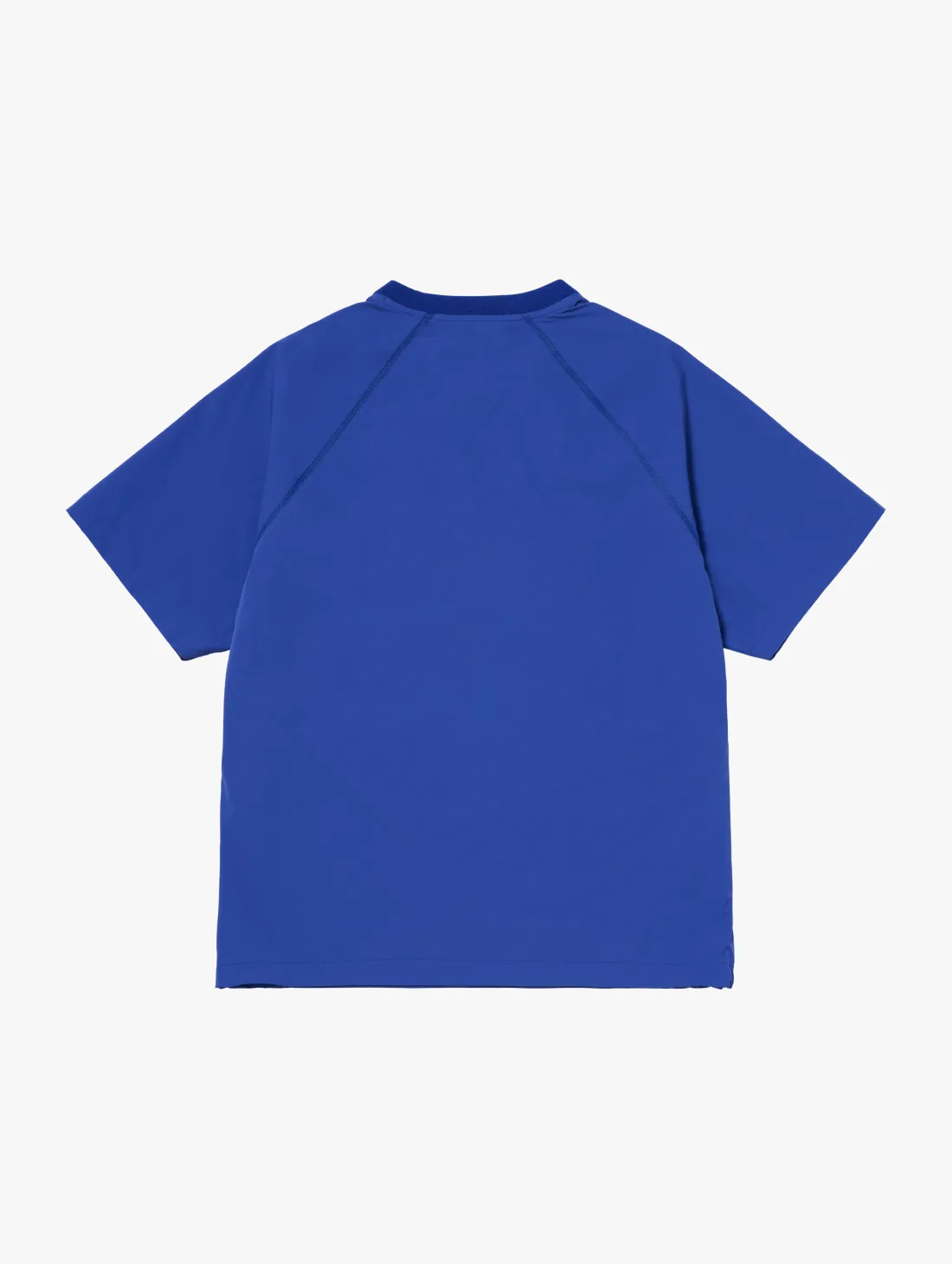 AIR THROUGH SHORT SLEEVE WIND PULLOVER-BLUE