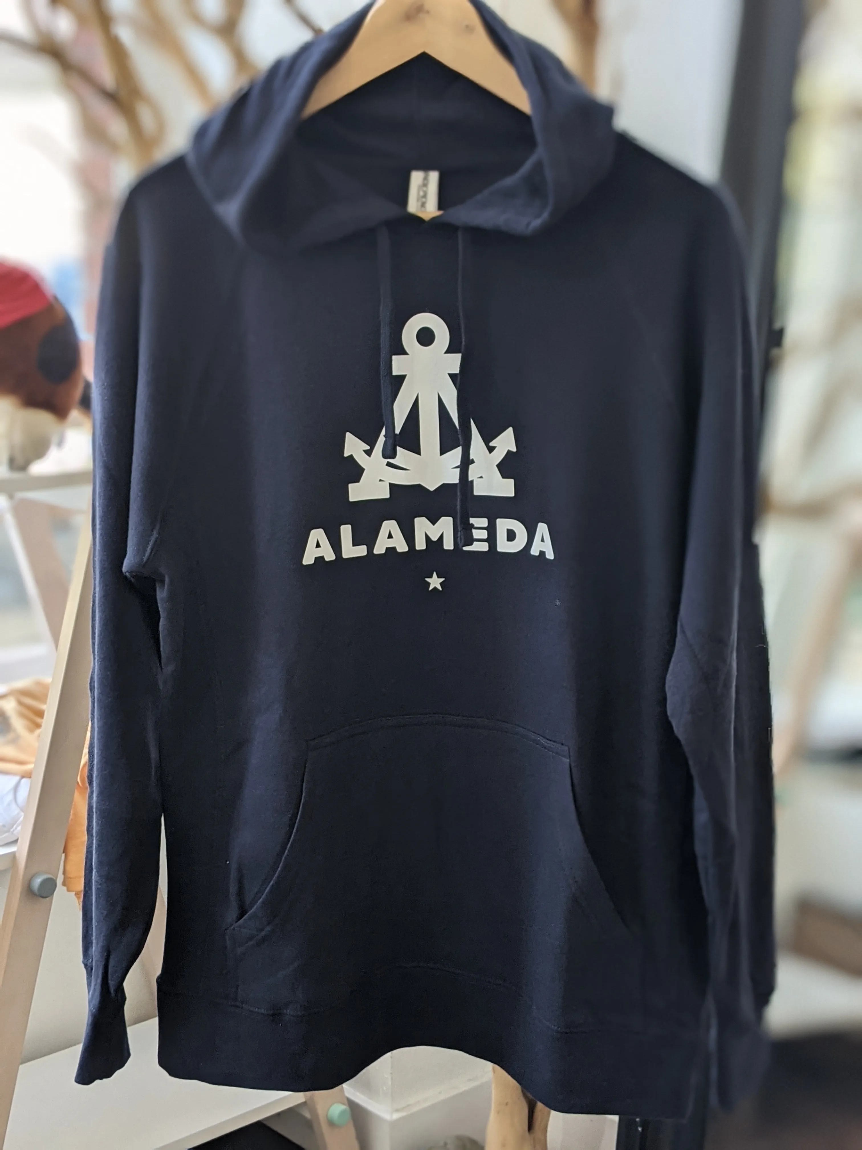 ALAMEDA ANCHOR (CIRCLE) ADULT PULLOVER RAGLAN HOODIE