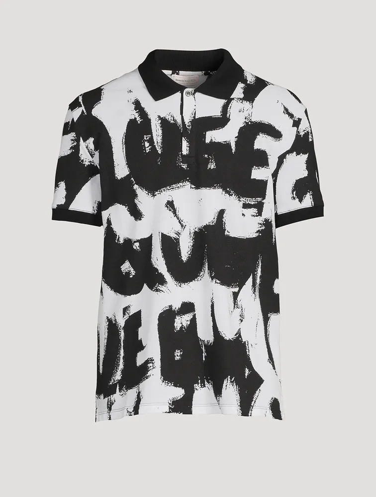 ALEXANDER MCQUEEN McQueen Graffiti Polo Shirt