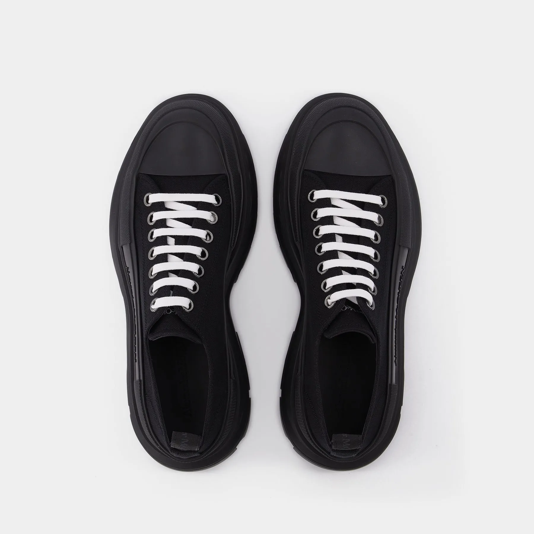 Alexander McQueen  Tread Slick Sneakers - Alexander Mcqueen - Black - Canva