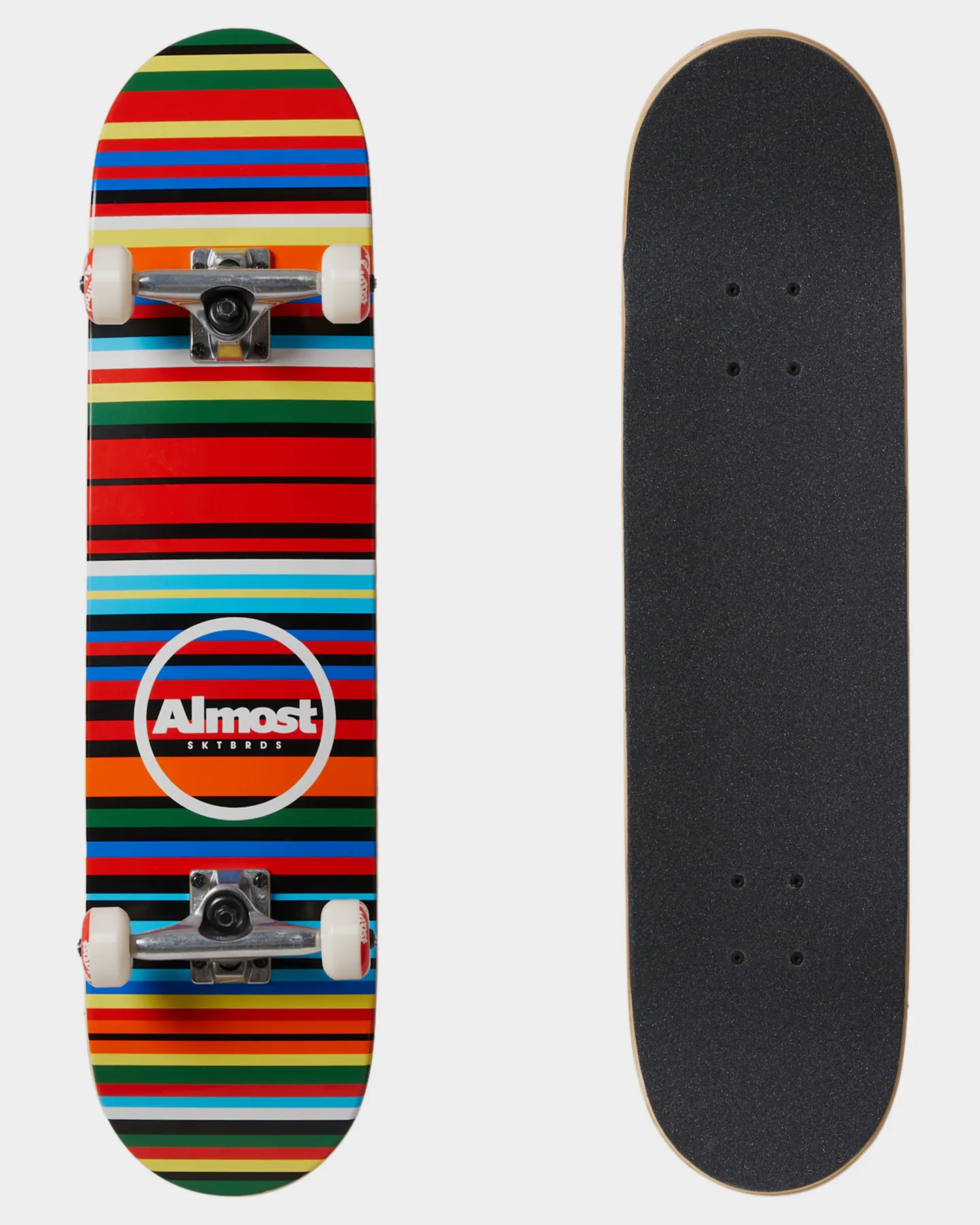 Almost Thin Strip Fp 7.75 Complete Skateboard - Black | SurfStitch