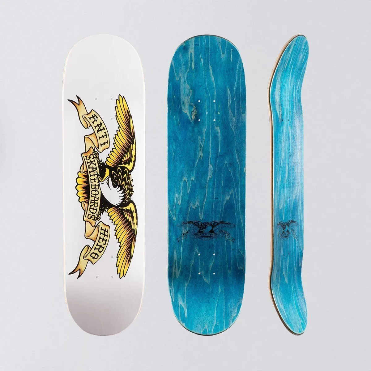 Antihero Classic Eagle Skateboard Deck White - 8.75