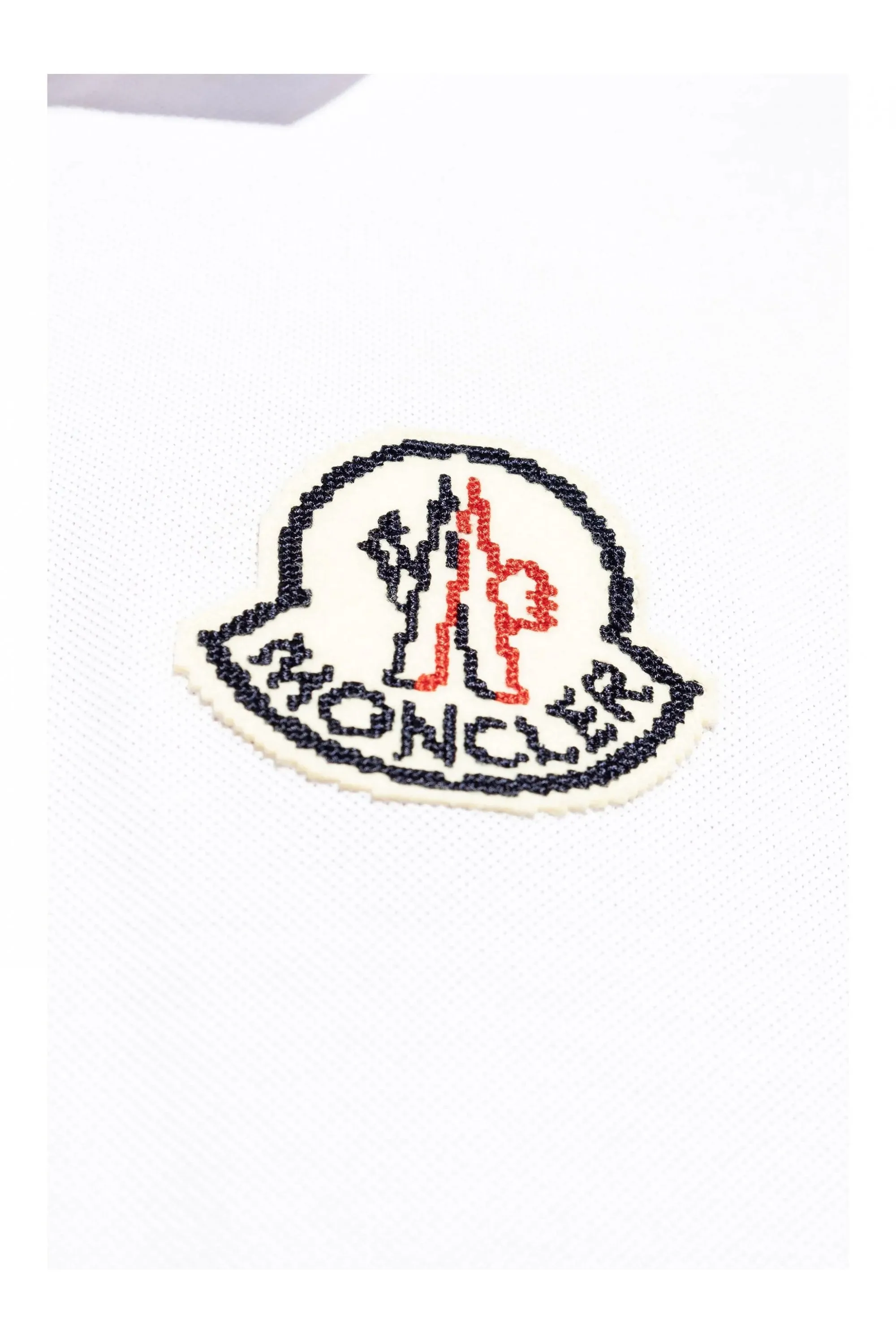 Archive Logo Cotton Polo Shirt White