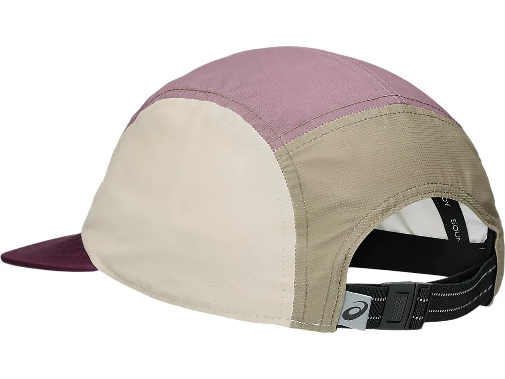 Asics Asics 5 Panel Cap Deep Mauve/Pepper | Buy Asics Asics 5 Panel Cap Deep Mauve/Pepper here | Outnorth