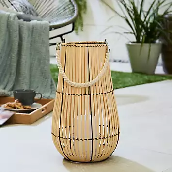 Azore Bamboo Indoor & Outdoor Lantern | Kaleidoscope