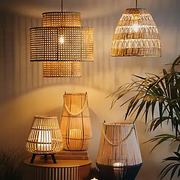 Azore Bamboo Indoor & Outdoor Lantern | Kaleidoscope