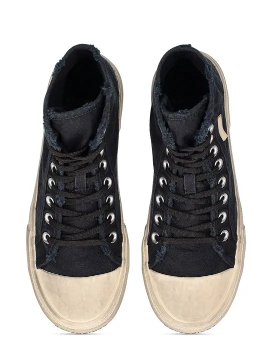 Balenciaga   20mm Paris cotton high top sneakers 