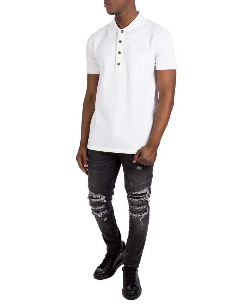 Balmain Classic Ss Polo Shirt | Credomen