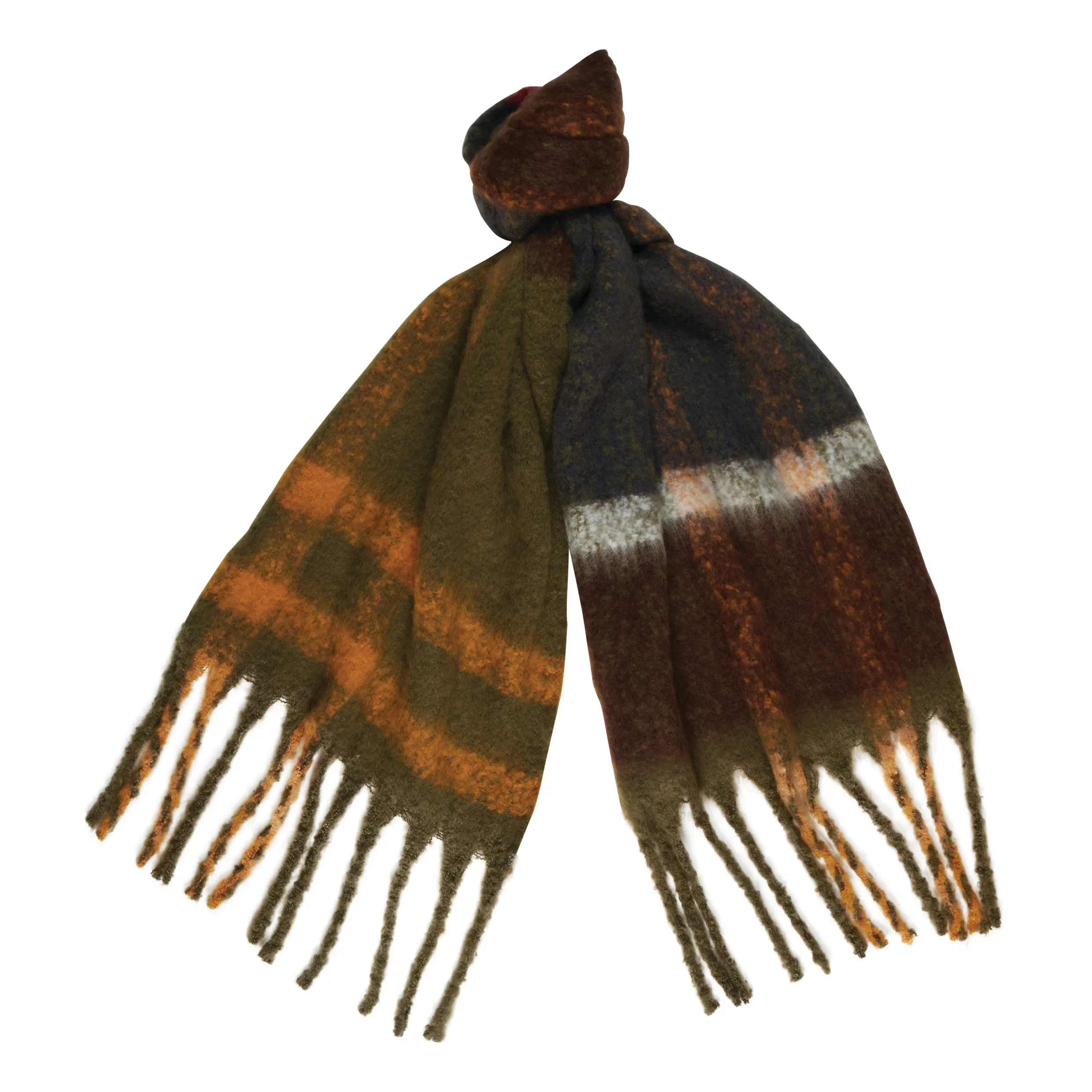 Barbour Isla Boucle Scarf LSC0293 - Classic Tartan