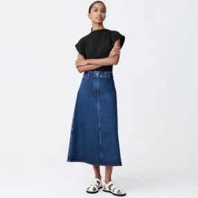 Baringo Denim Skirt - Indigo Wash