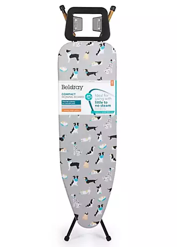 Beldray Dog Print Compact Folding Ironing Board Table | Kaleidoscope