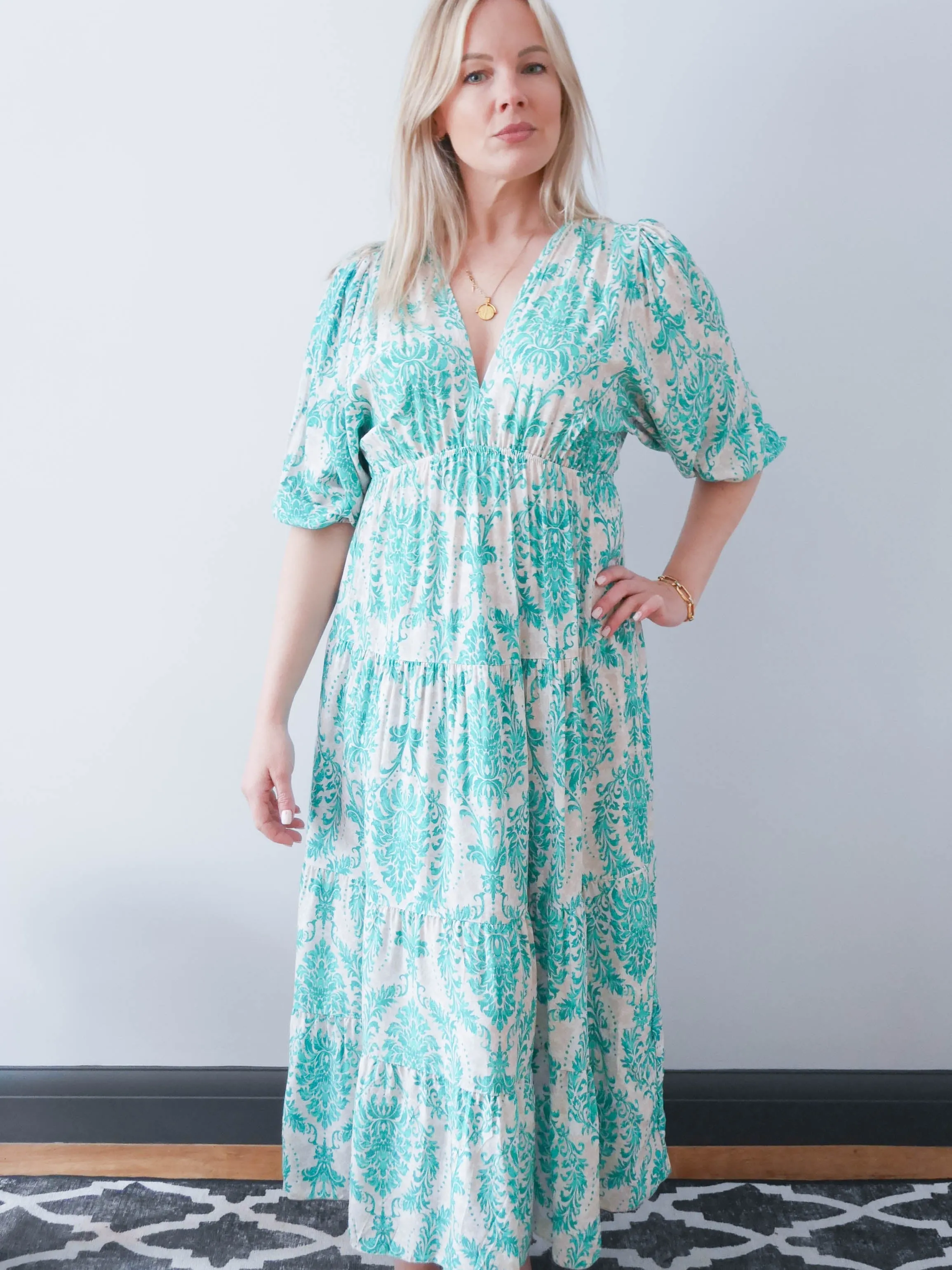 Beth Dress Turquoise