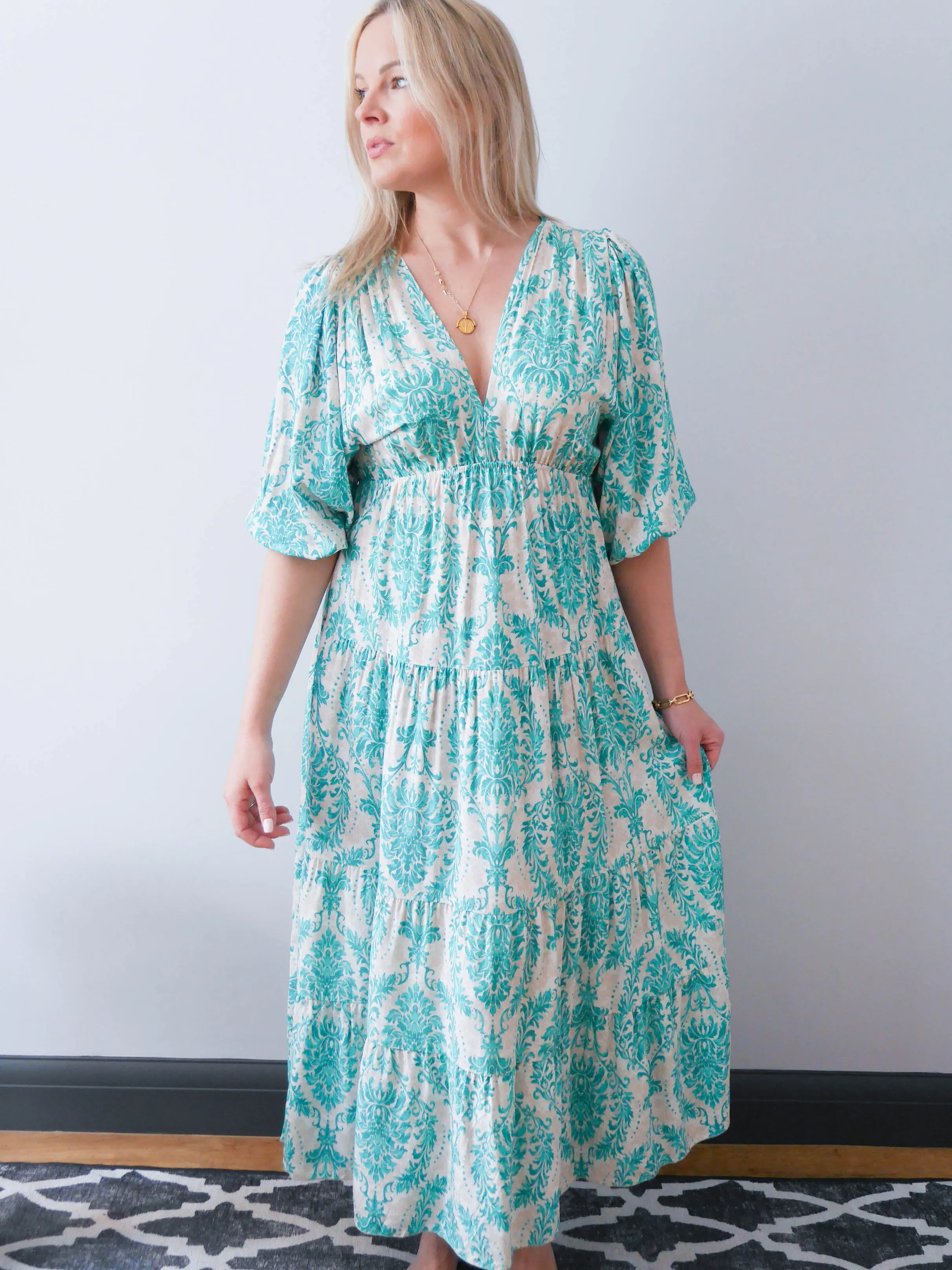 Beth Dress Turquoise