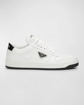 Bicolor Calfskin Low-Top Sneakers