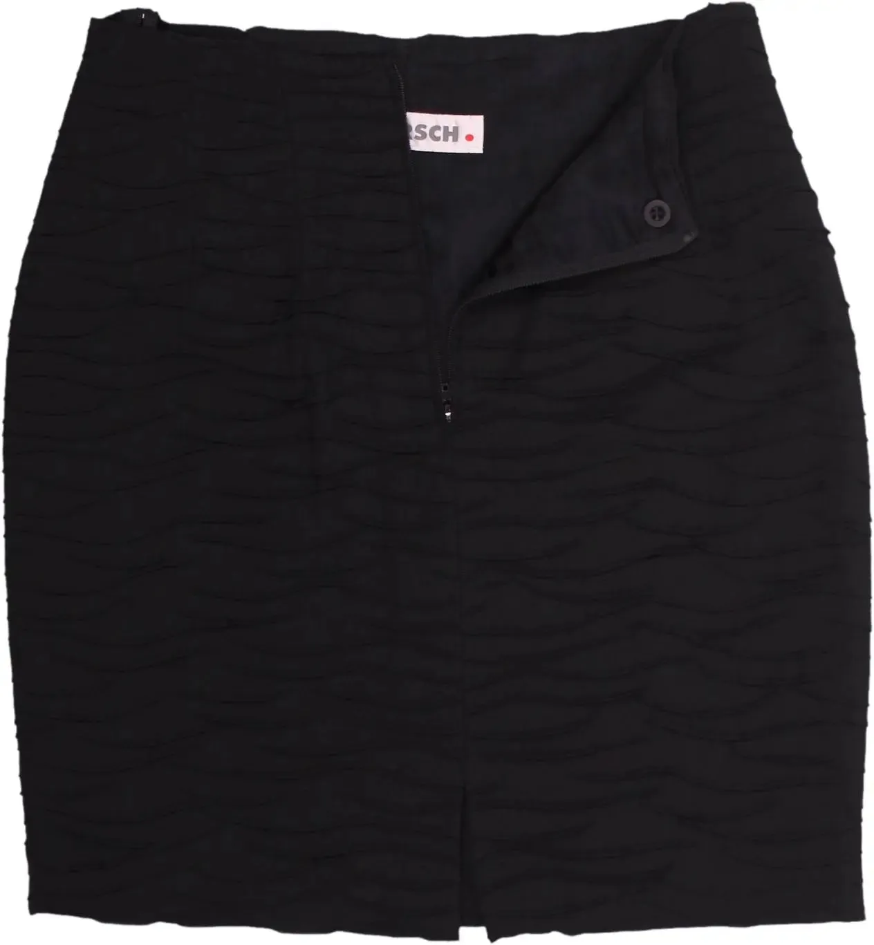 Black Skirt with Ruffles | ThriftTale