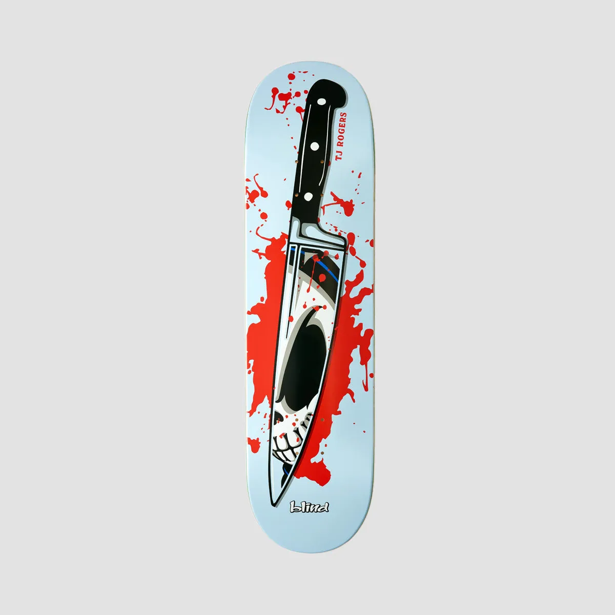 Blind Reaper Knife R7 Skateboard Deck Tj Rogers/Grey - 8.375