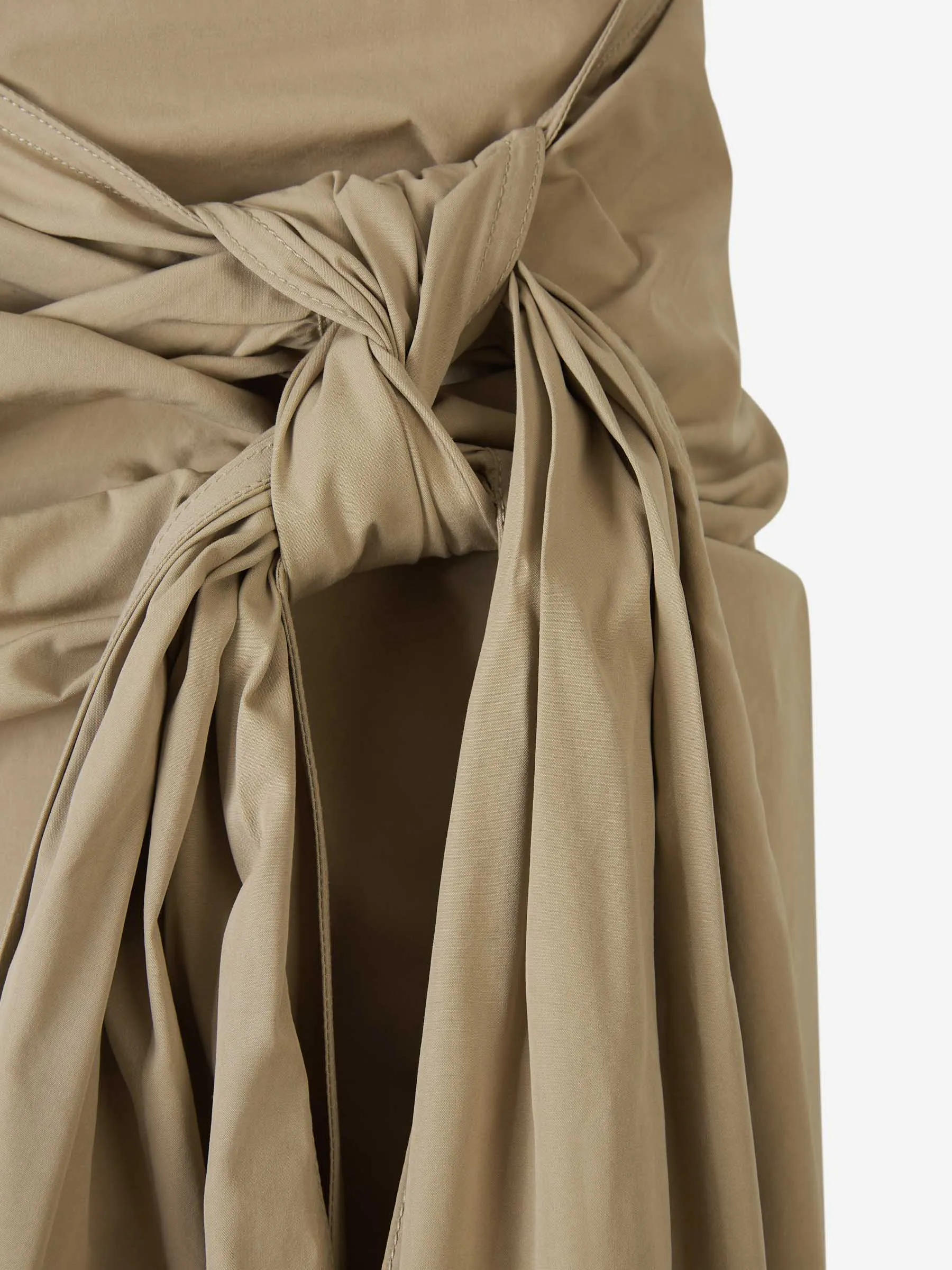 Bottega Veneta Draped Midi Skirt 