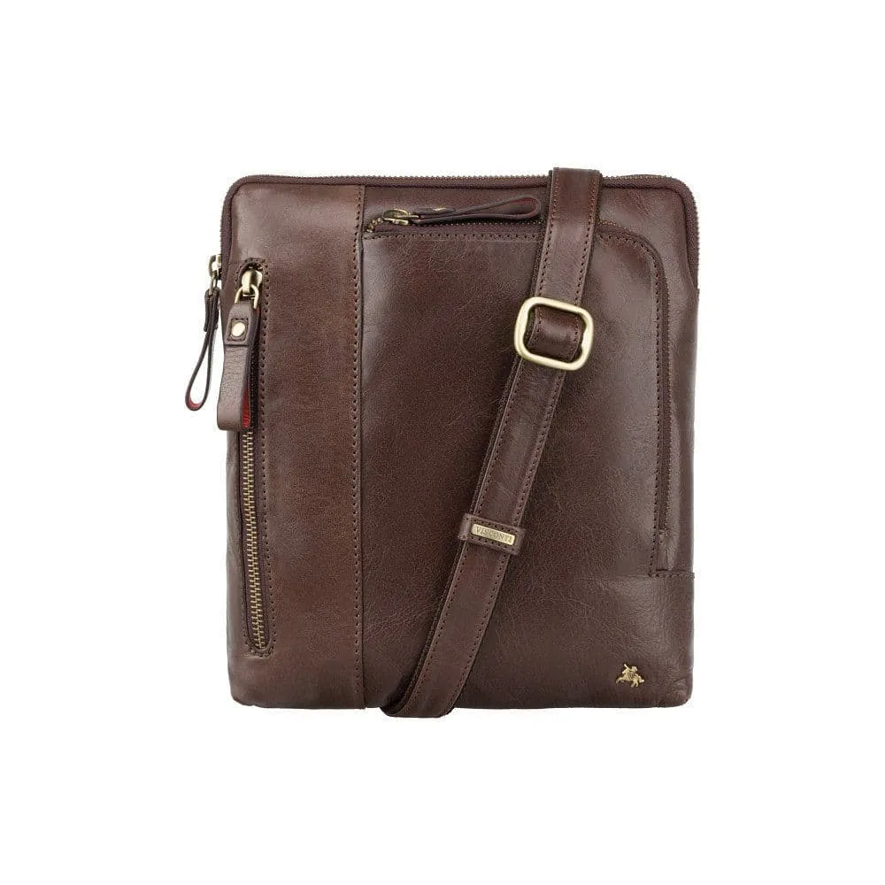 Brown Leather Ipad Bag