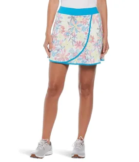 Callaway Chevron Floral Wrap 17 Flounce Skort Women's