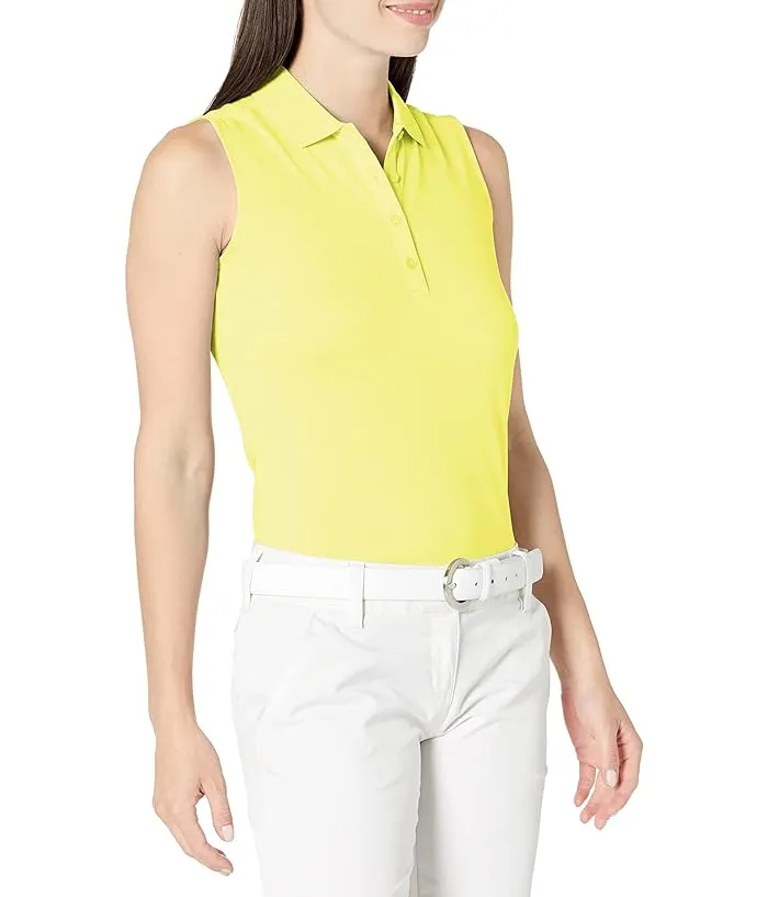 Callaway Sleeveless Essential Solid Knit Polo Women's