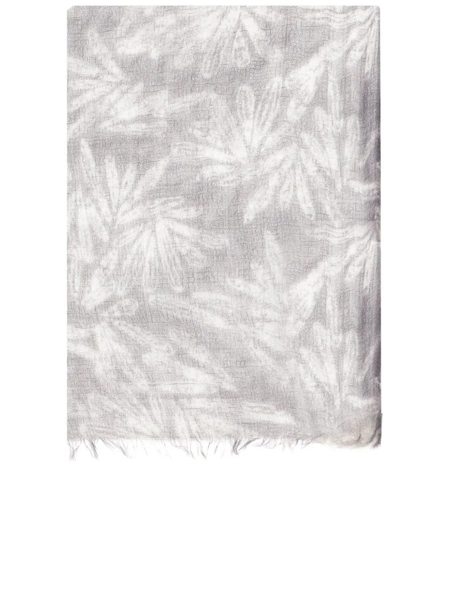 Cashmere Floral Print Scarf