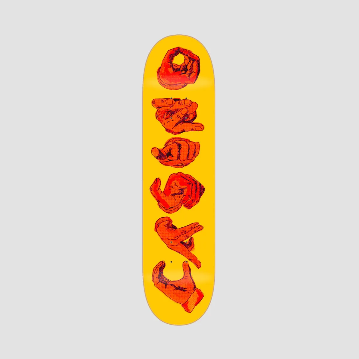 Casino Gang Signs Skateboard Deck - 8.25"