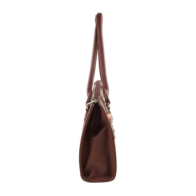 Cheemo Women Tan Shoulder Bag