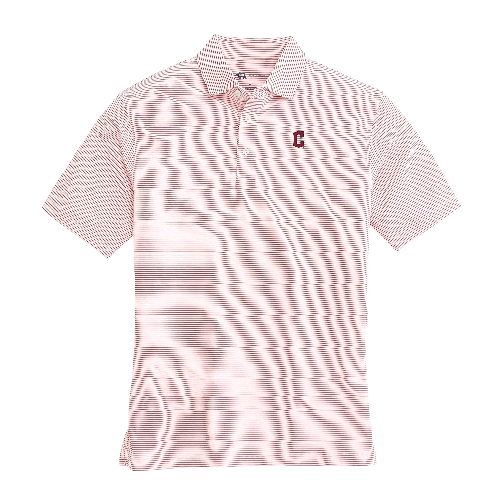 Cleveland Guardians Birdie Stripe Performance Polo