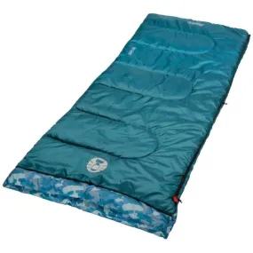 Coleman 45-Degree Cool Weather Rectangular Youth Sleeping Bag Teal