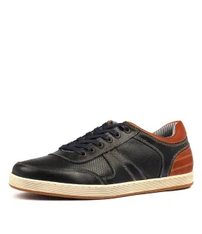 COLORADO Espy Navy Leather Sneakers