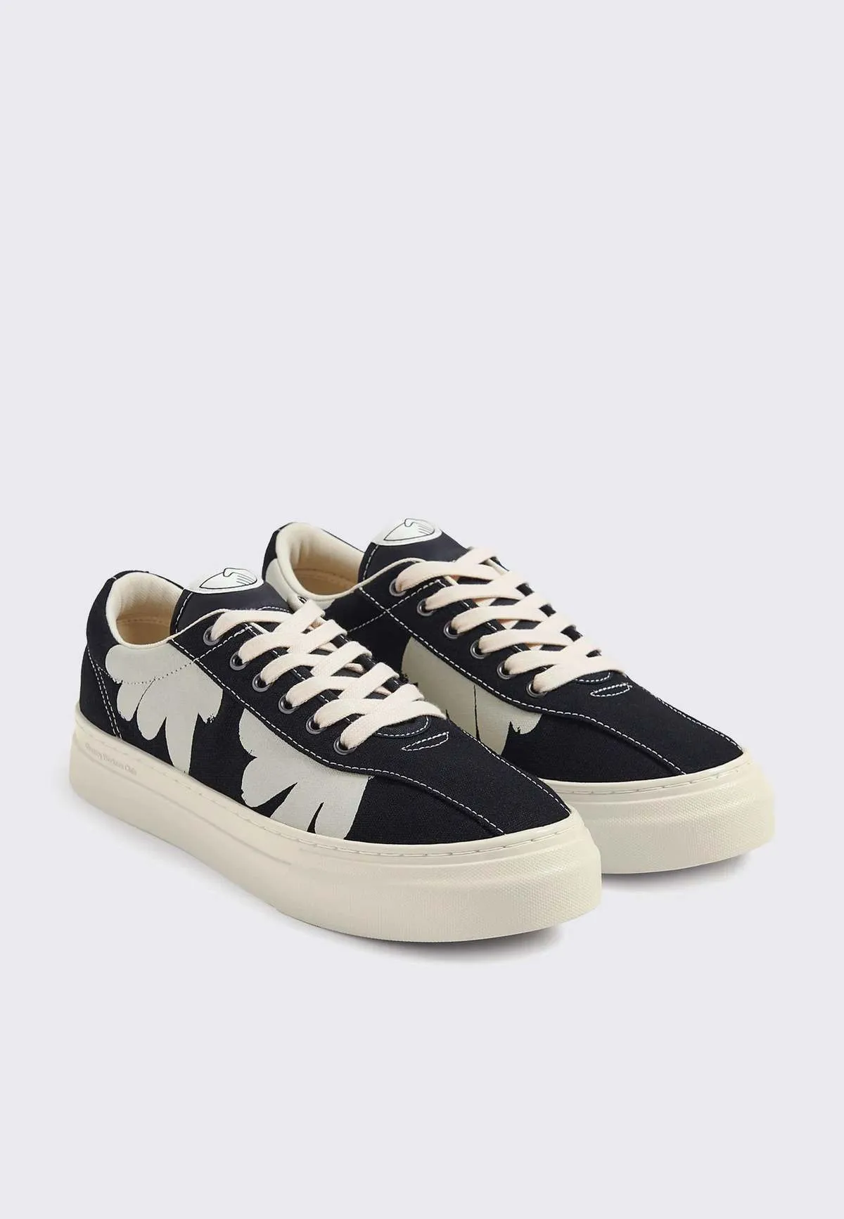 Dellow Cup Shroom Hands Canvas Sneakers - Black/White