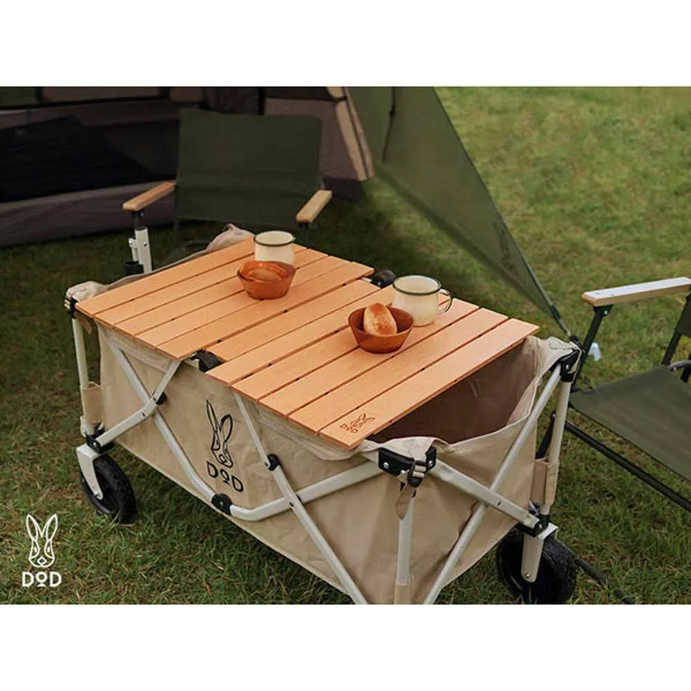 DOD Outdoors Uma Folding Table Top - Natural wood