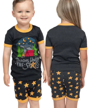 Dream Under the Stars Kid's PJ Camping Short Set