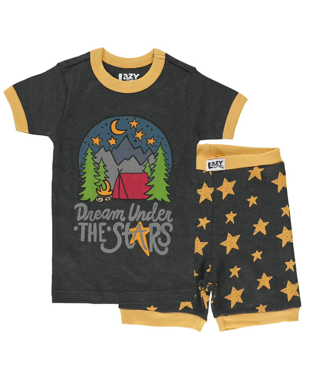 Dream Under the Stars Kid's PJ Camping Short Set