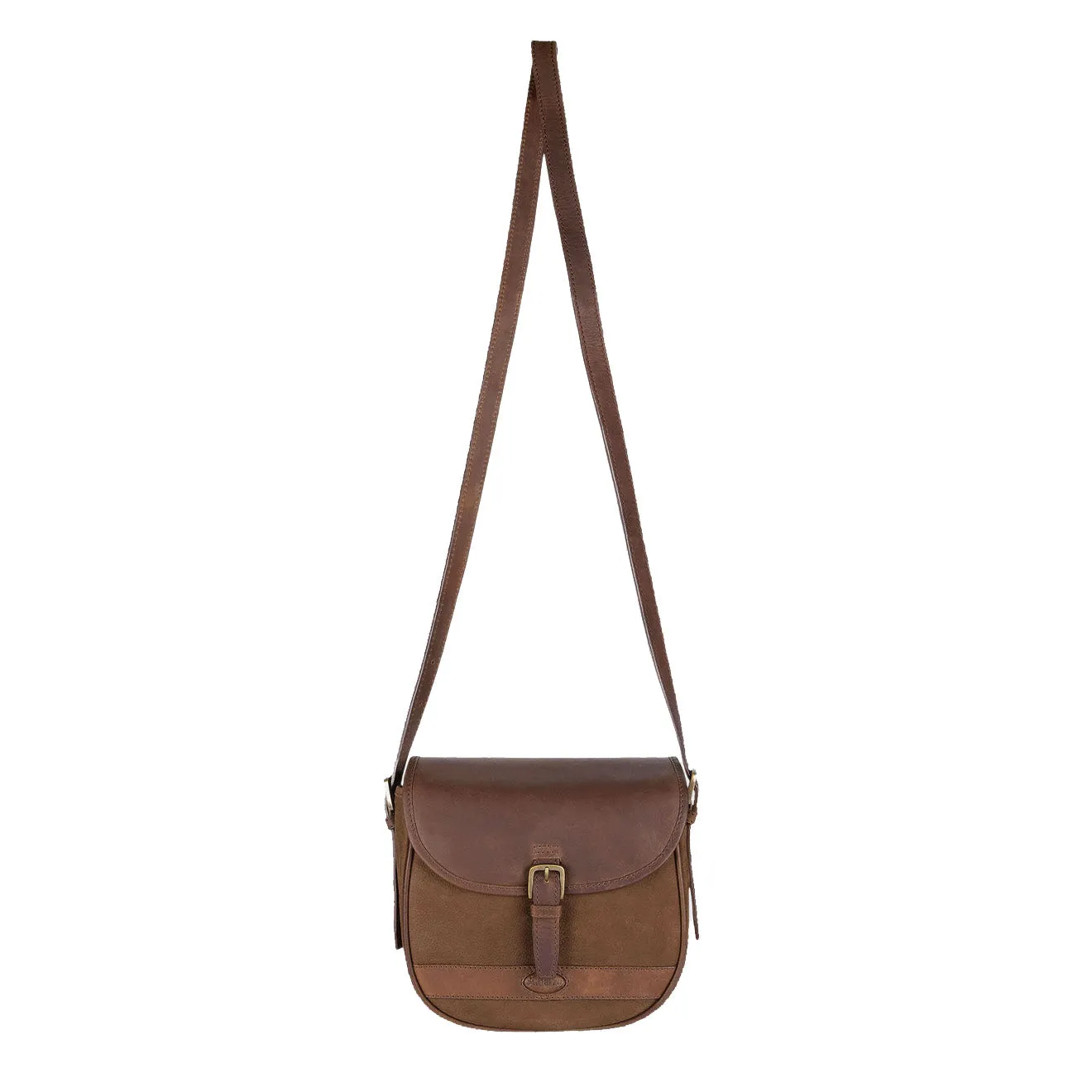 Dubarry Clara Leather Saddle Bag Walnut