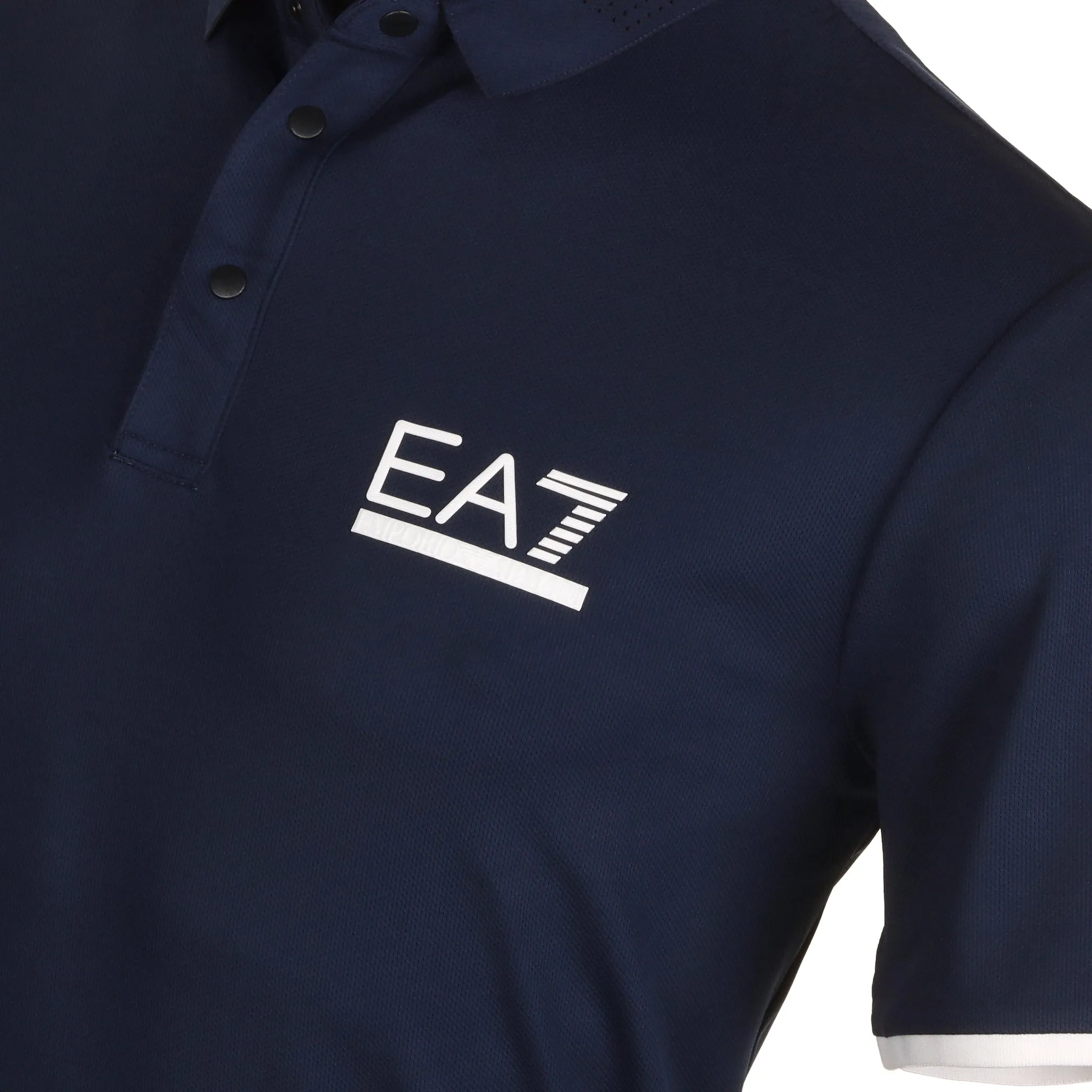 Emporio Armani EA7 Golf Ventus7 Perf Collar Polo Shirt