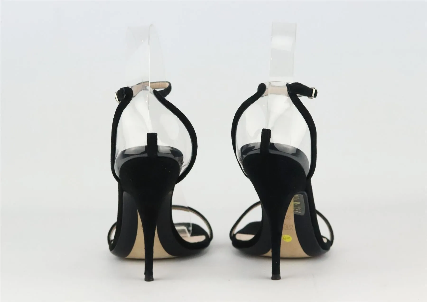 ERMANNO SCERVINO SUEDE AND PVC SANDALS EU 38.5 UK 5.5 US 8.5