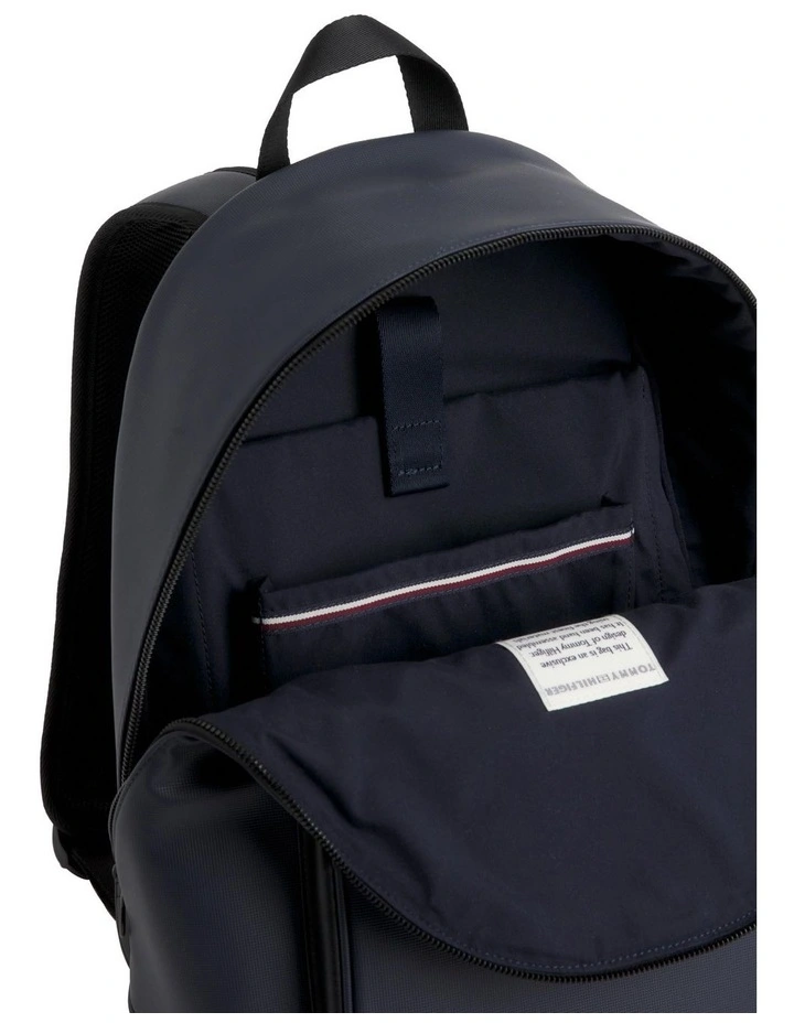 Essential Pique Backpack in Space Blue