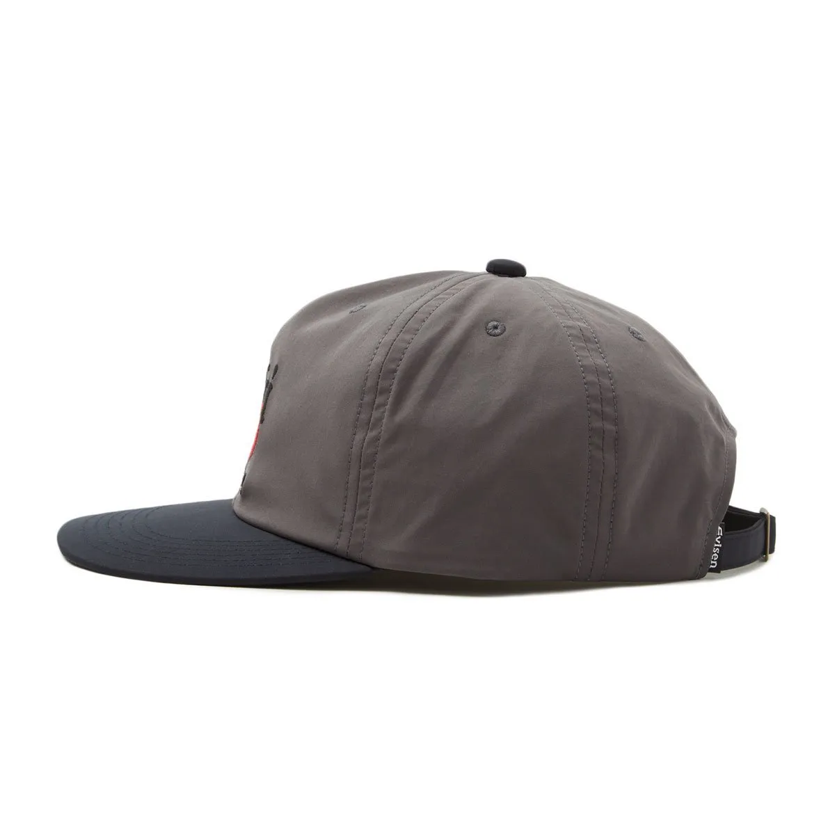 EVISEN SKATEBOARDS BIRD FINGER 6 PANEL CAP CHARCOAL/NAVY