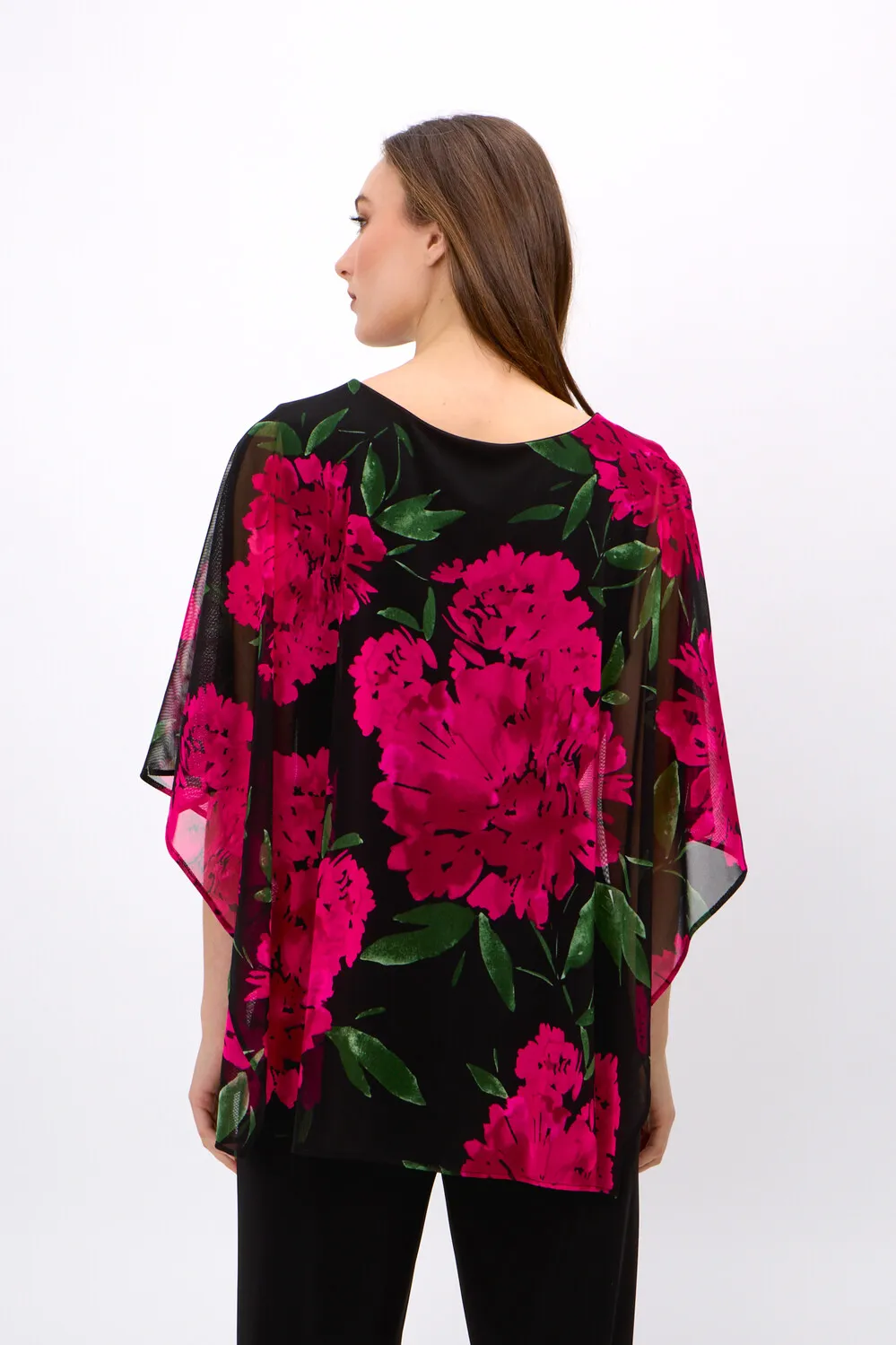 Floral V-neck Pullover Style 6281241100