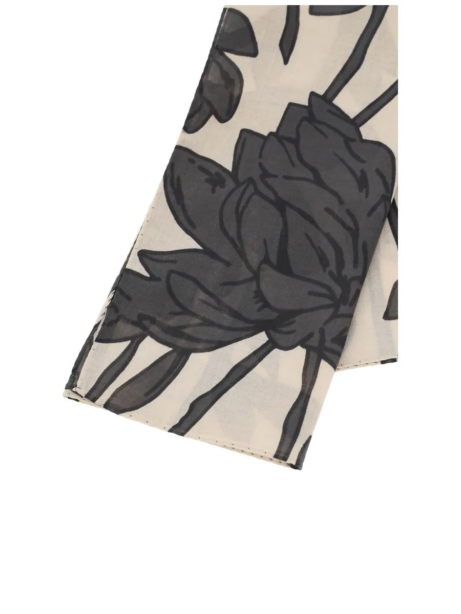 Flower Print Scarf