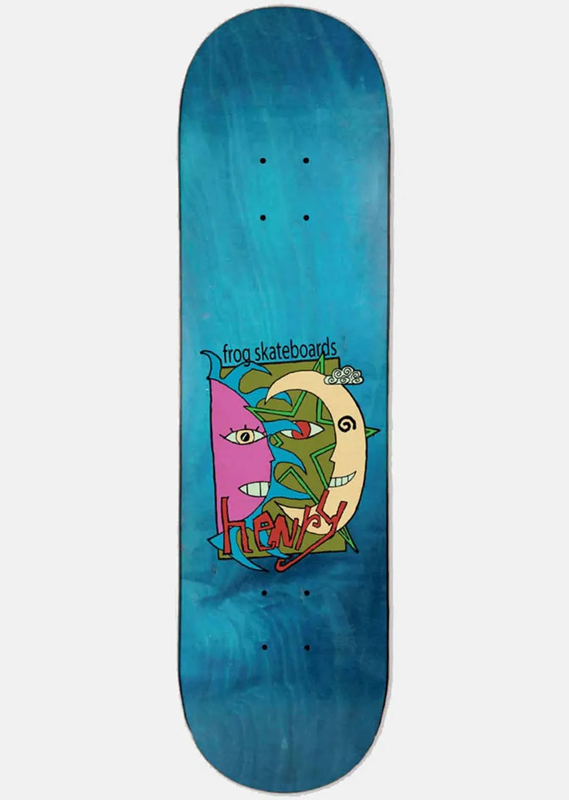 Frog Sun-Star-Moon Dustin Henry Skateboard Deck