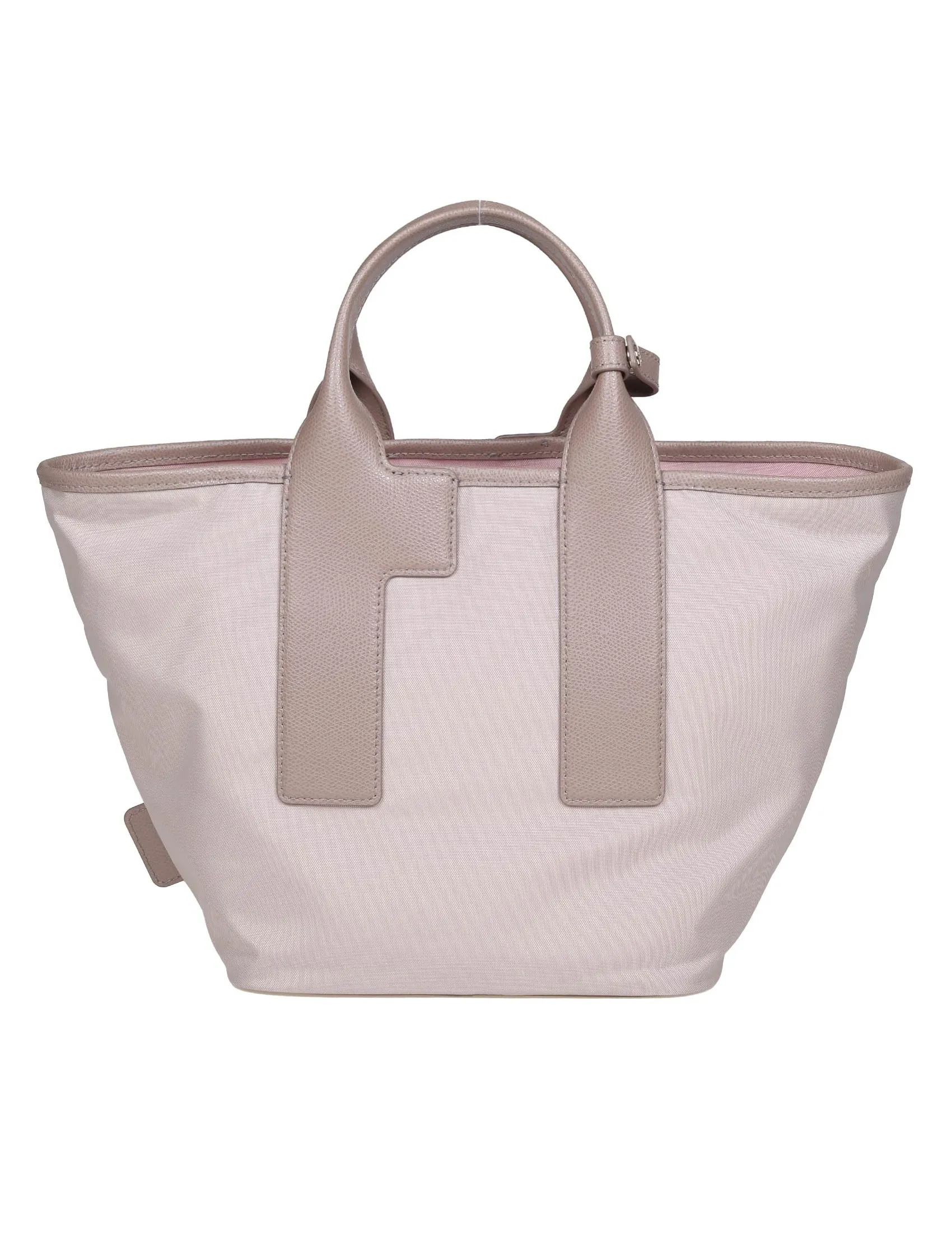 FURLA HANDBAG PIUMA M TOTE IN NYLON COLOR BEIGE