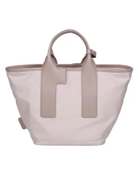 FURLA HANDBAG PIUMA M TOTE IN NYLON COLOR BEIGE