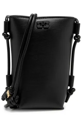 GANNI Bou leather cross-body bag -                         -                     -                